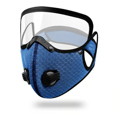 Reusable Filter Face Mask With Eye Shield