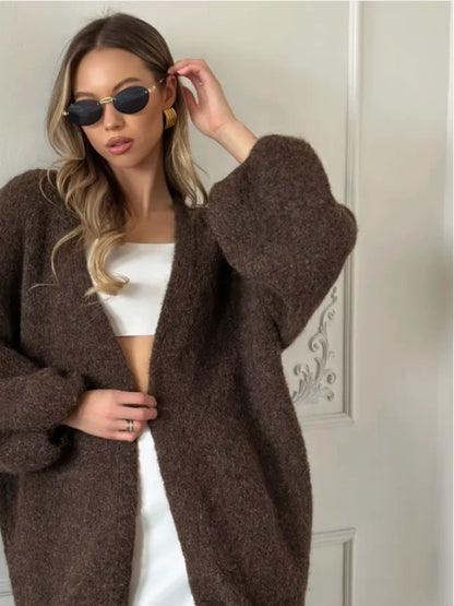 Women's Causal Knit Cardigan Coat