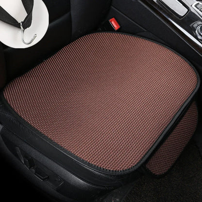 Ice Silk Cooling Car Seat Cushion Set