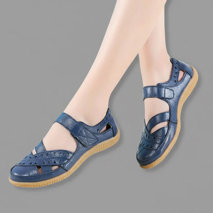 Women’s Breathable Leather-Look Walking Sandals