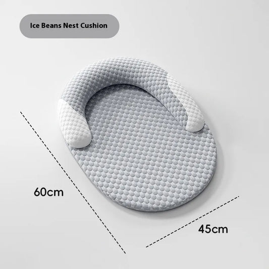 Cooling U-Shaped Pet Bed