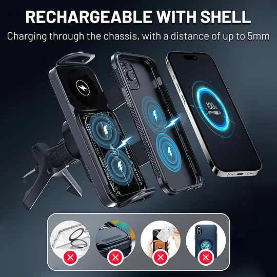 Smart 360 Wireless Charging Car Phone & Tablet Holder