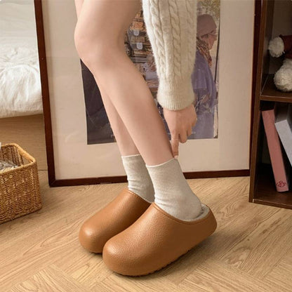 Warm Lined EVA Slip-On House Slippers