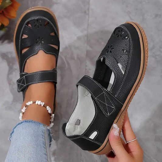 Premium Comfort Leather-look Sandal - Best for UK Summer