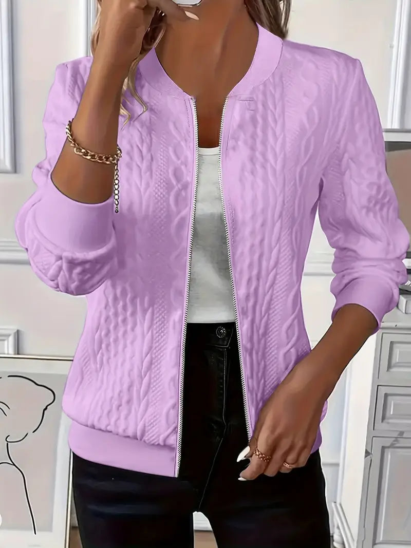 Women's Stylish Autumn-Winter Zip-Up Jacket