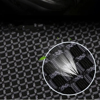 Ice Silk Cooling Car Seat Cushion Set