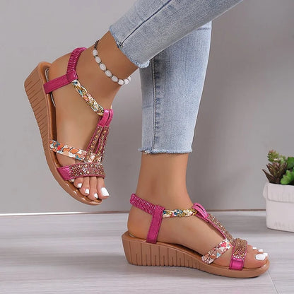 Women’s Rhinestone Open Toe Sandals