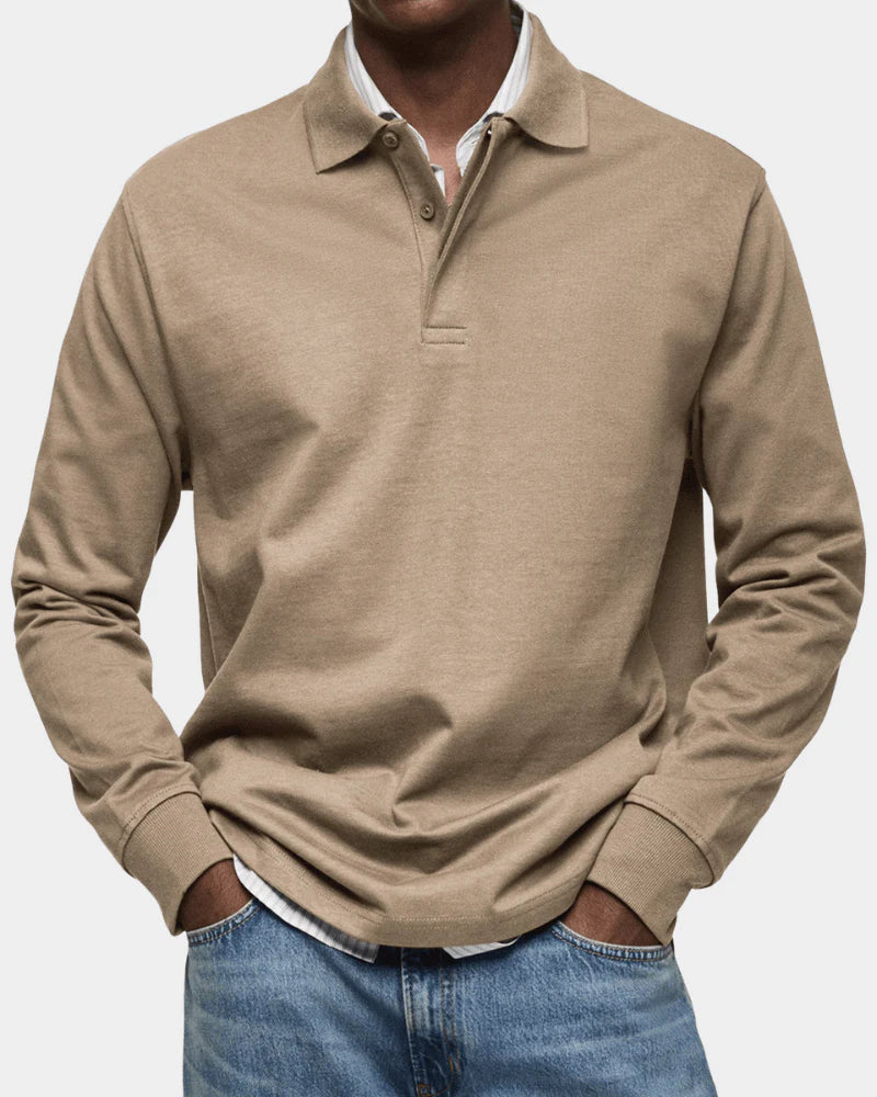 Men’s Long-Sleeve Polo Shirt