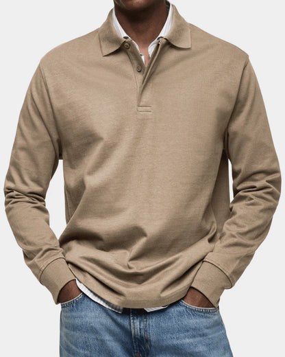Men’s Long-Sleeve Polo Shirt