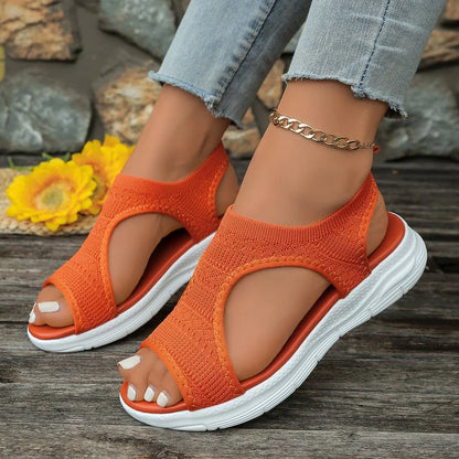 Women’s Knit Open-Toe Sandals
