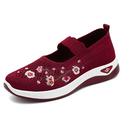 Middle-aged and elderly comfortable and breathable non-slip shoes
