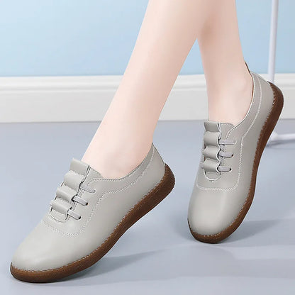 HIGH QUALITY COW LEATHER-LOOK WOMEN'S SHOES