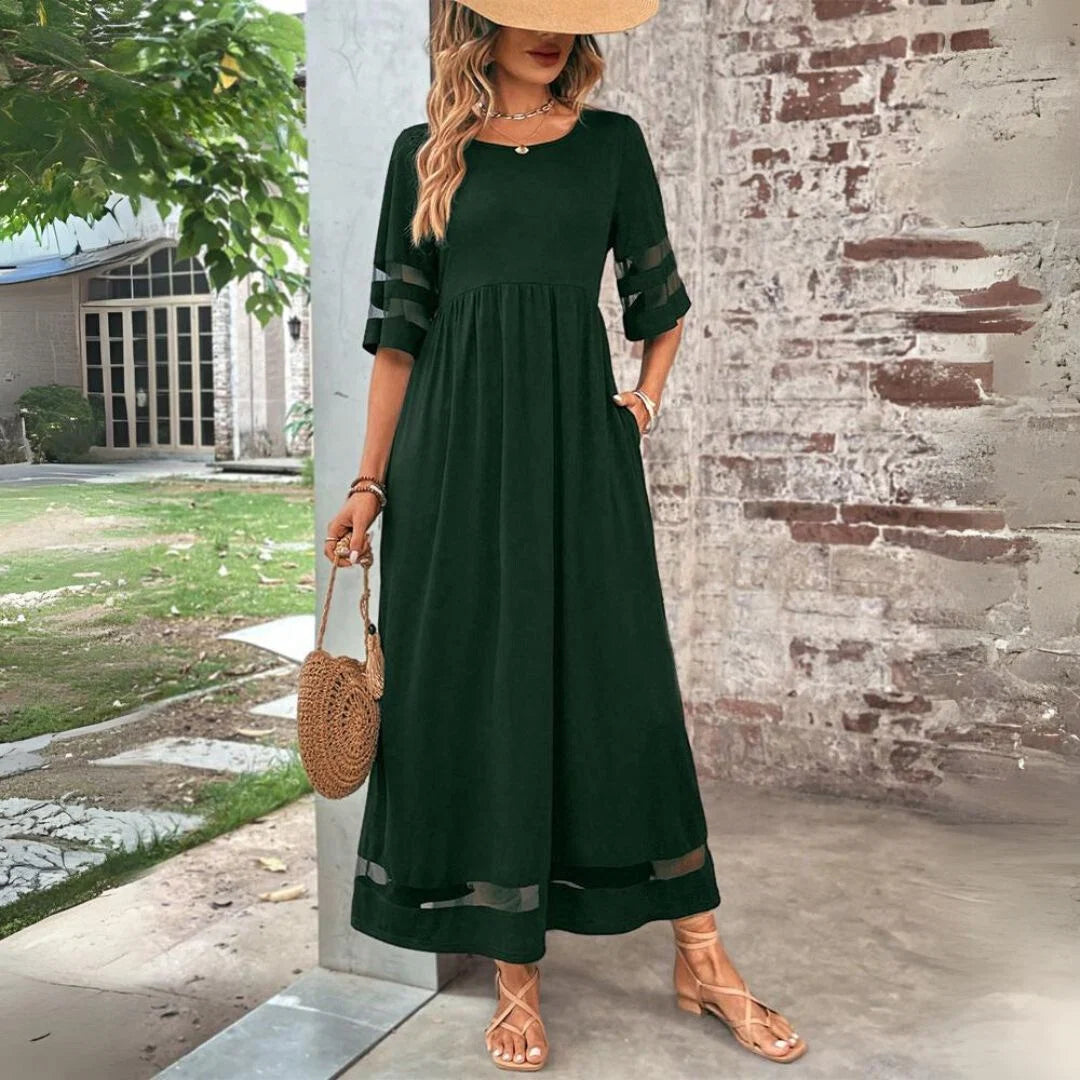 Women's Empire-Waist Midi Dress