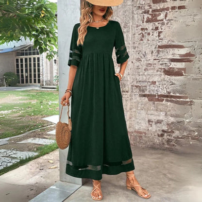 Women's Empire-Waist Midi Dress