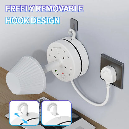 Bedside Lamp with Charging Hub