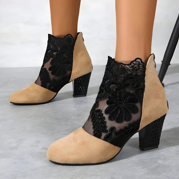 Women's Elegant Lace Heels for Summer