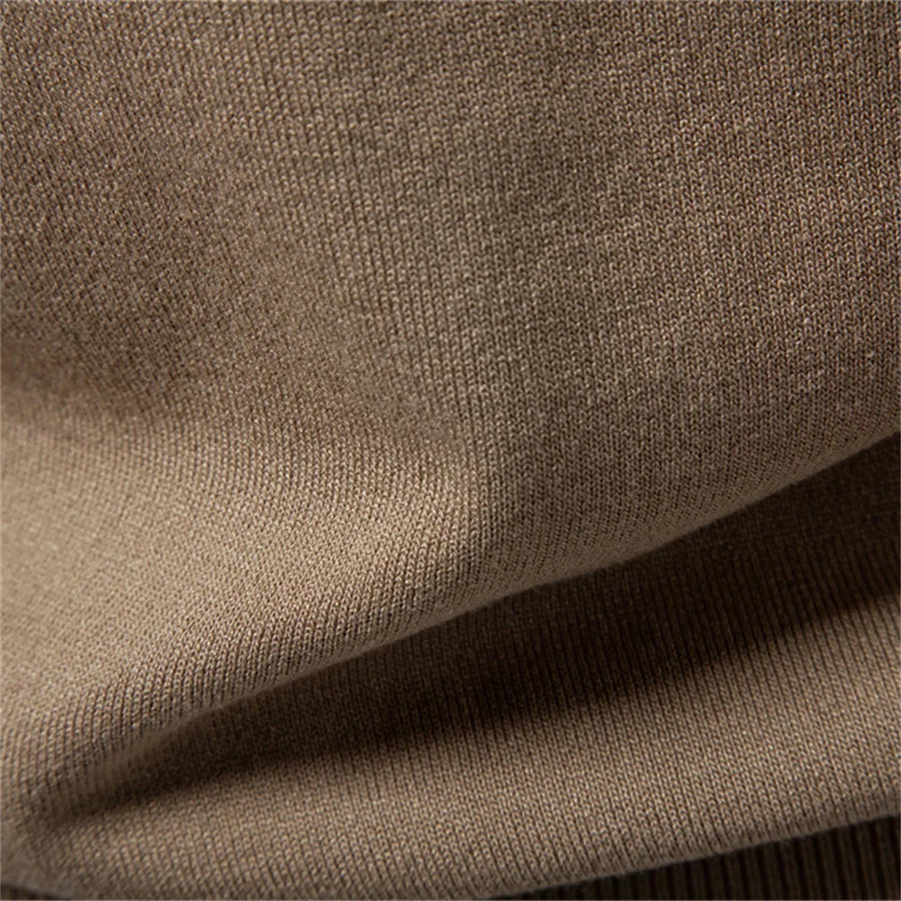 Men’s Vertical Ribbed Henley Knit T-Shirt