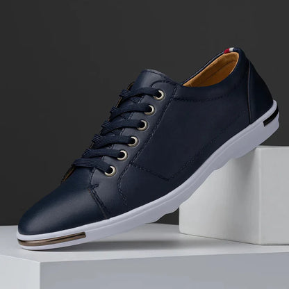 Men’s Leather-Look Everyday Trainers