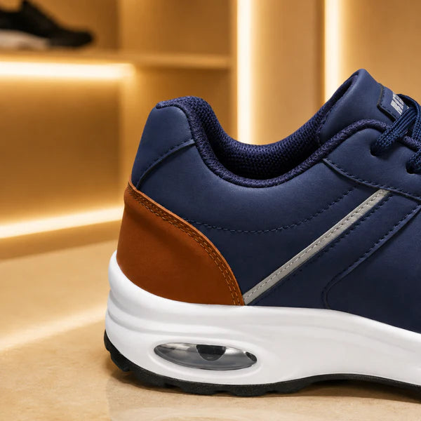 Men’s Contrast Panel Casual Trainers