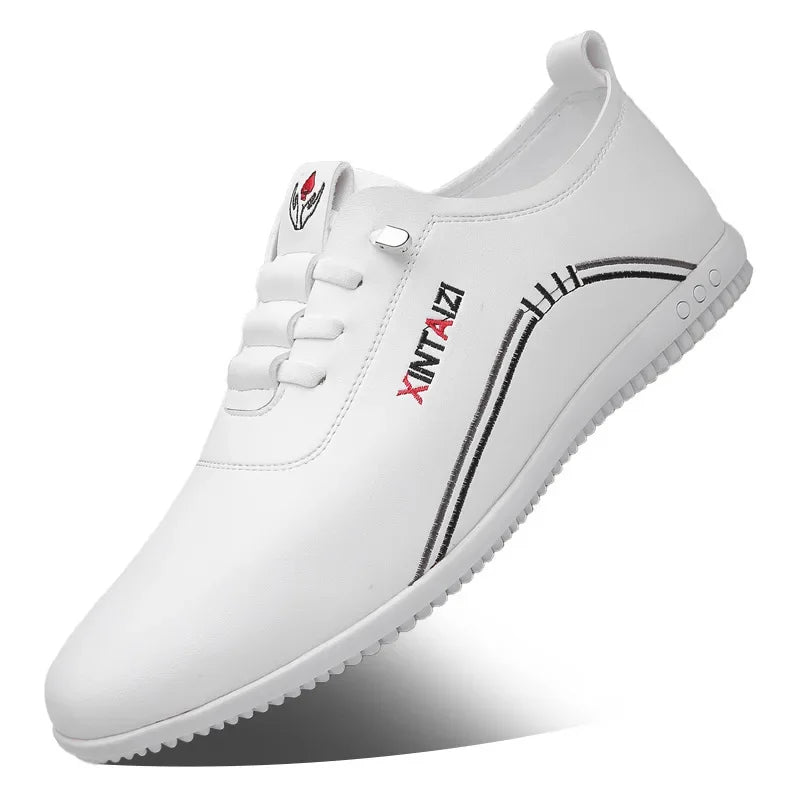 Men's Italian Leather-Look Driving Shoes