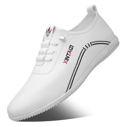 Men's Italian Leather-Look Driving Shoes