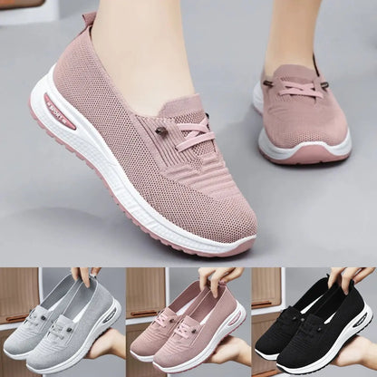 Women's Casual Walking Trainers With Shallow Mouth