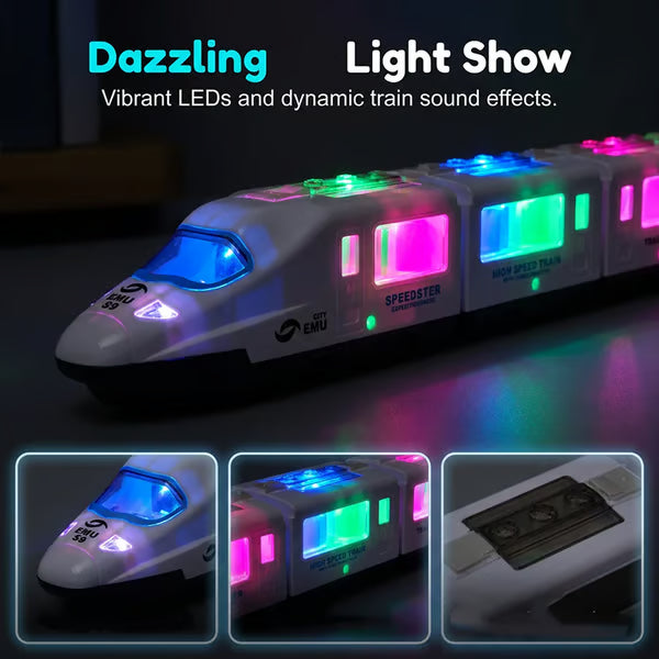 Light-Up Bump-and-Go Train Toy