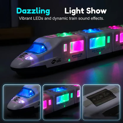 Light-Up Bump-and-Go Train Toy