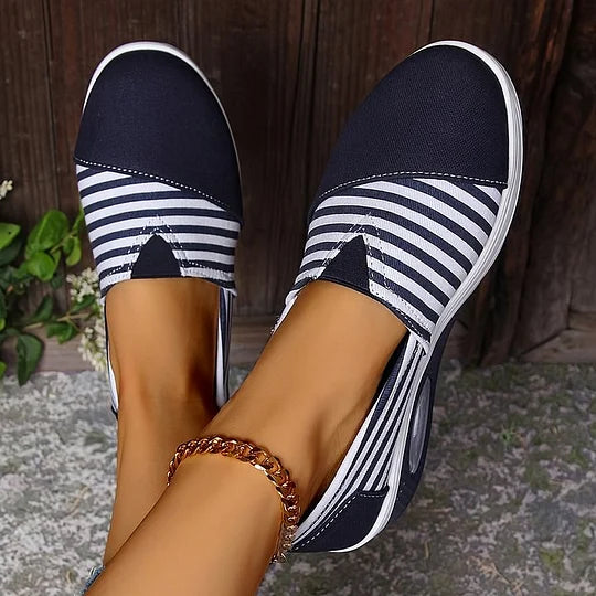 Women’s Striped Comfort Trainers