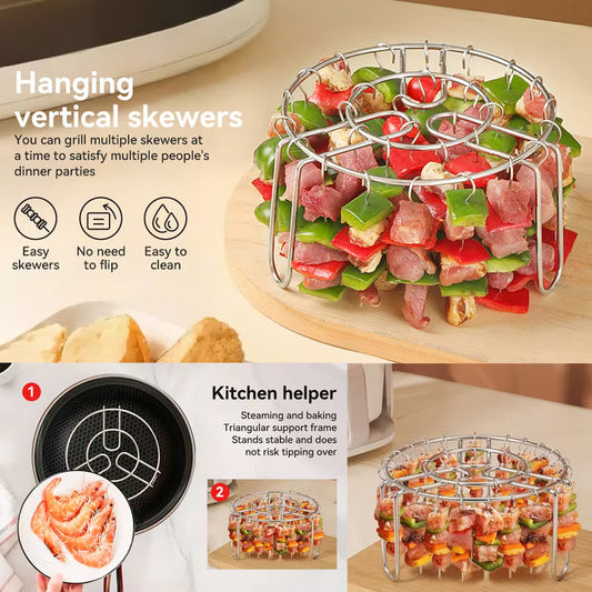 Stainless Steel Vertical Skewer Rack