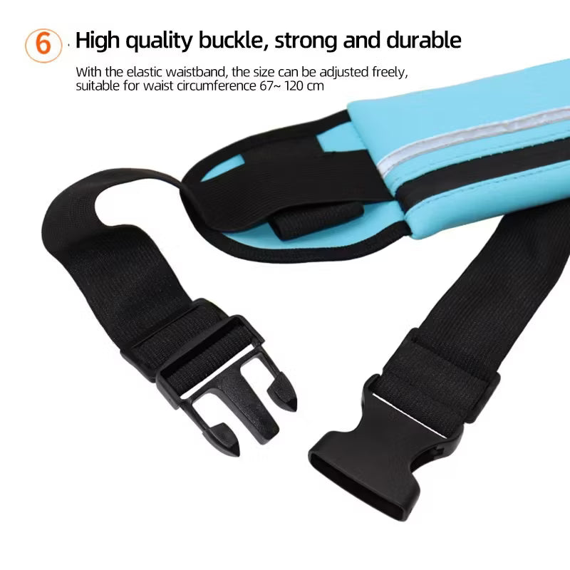 Running Waist Bag with Bottle Holder