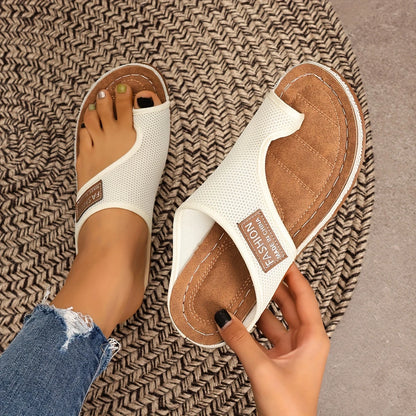Breathable Wedge Sandals - Slip-On Platform for Any Occasion