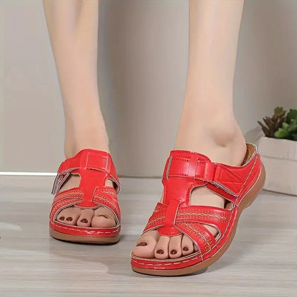 Women's Slip-On Buckle Sandals