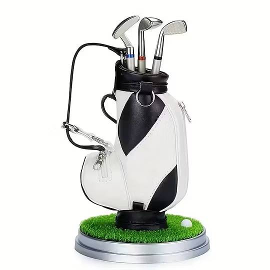 Golf-Themed Pen Holder Set