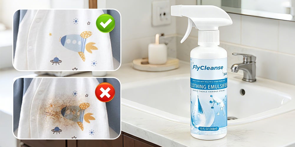 Laundry Stain Removal Emulsifier Spray for Clothes