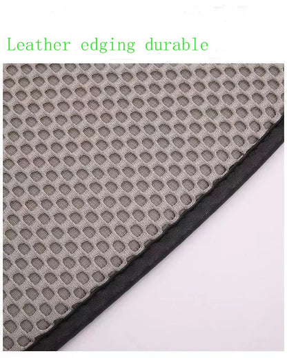 Ice Silk Cooling Car Seat Cushion Set