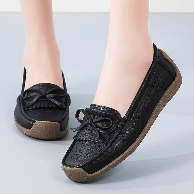 Women’s Leather-Look Loafers