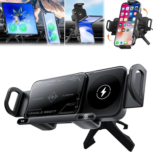 Smart 360 Wireless Charging Car Phone & Tablet Holder