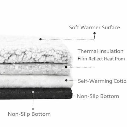 Self-Heating Reflective Pet Mat
