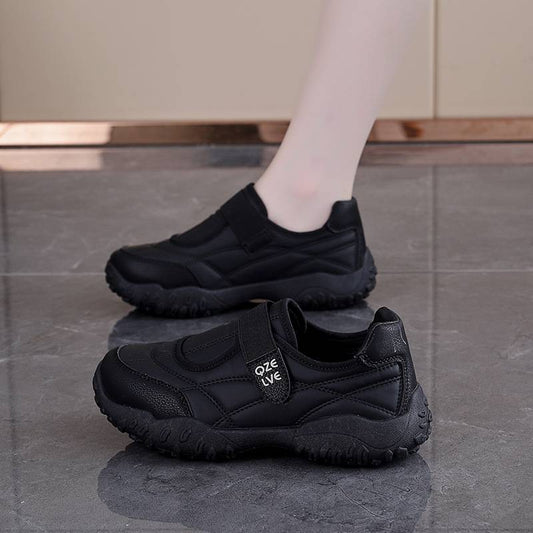 Women’s Strap-Fastened Comfort Trainers with Chunky Grip Sole