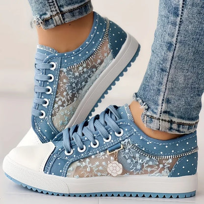 Women's Casual Breathable Slip On Walking Trainers