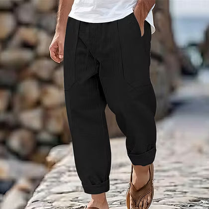 Men’s Loose-Fit Drawstring Trousers