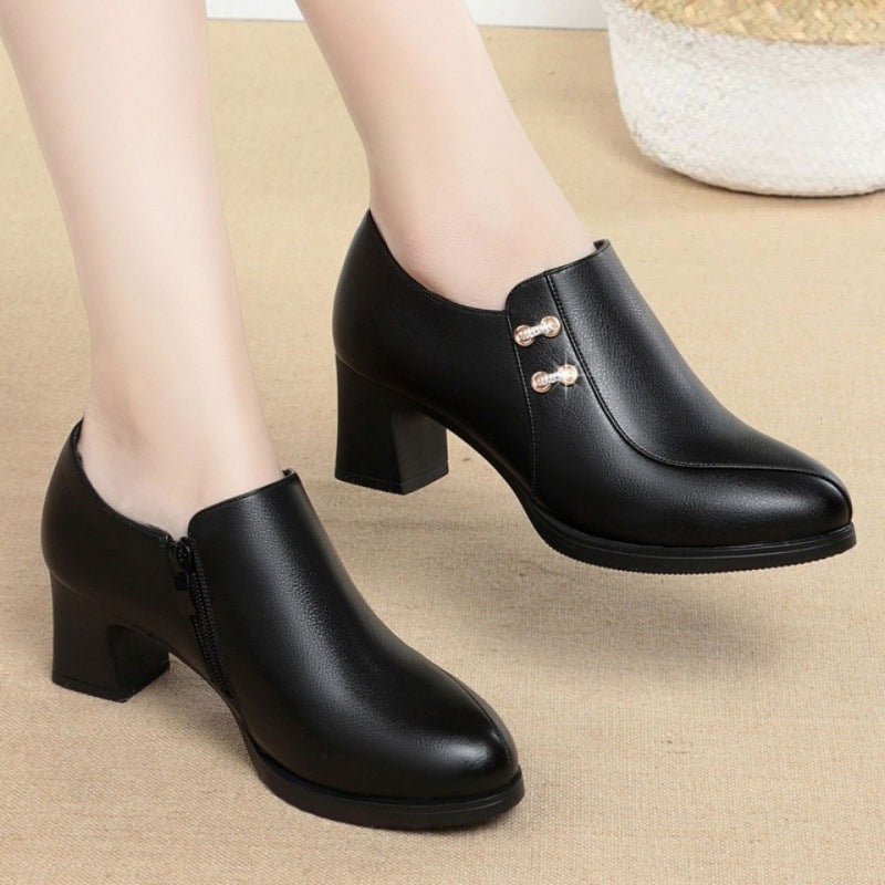 Women's Leather-Look Boots