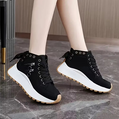 Women’s Arch Support Platform Wedge Trainers