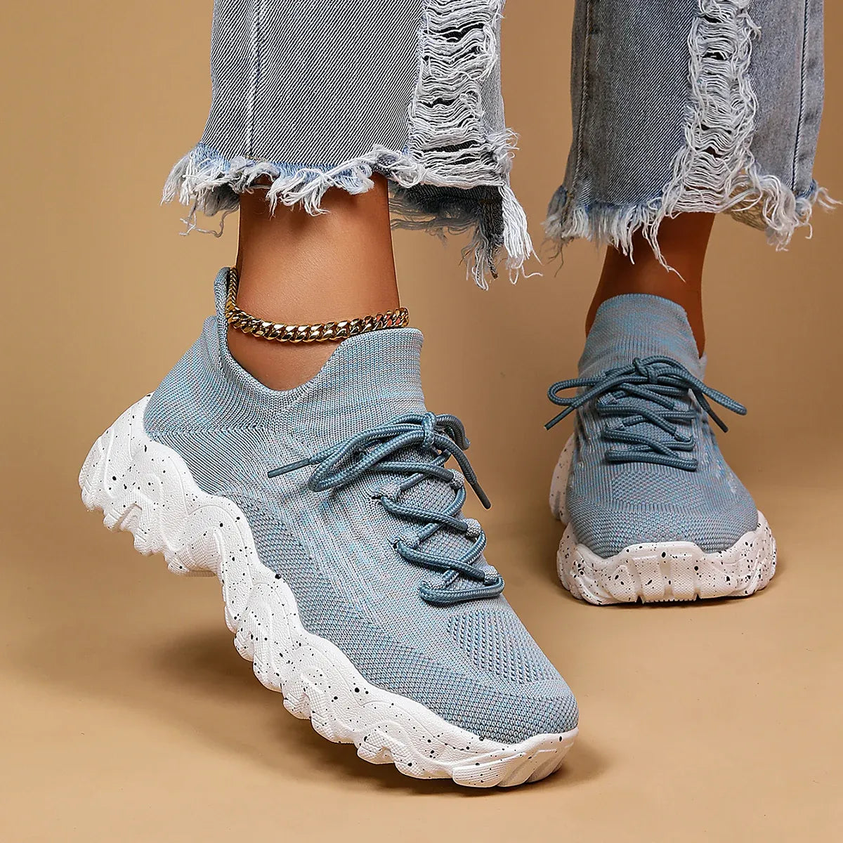 Women’s Breathable Knit Sport Trainers