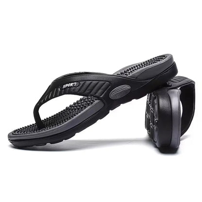 Men’s Textured Footbed Flip-Flops