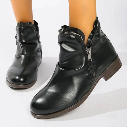 Women's Classic Double-Zip Ankle Boots