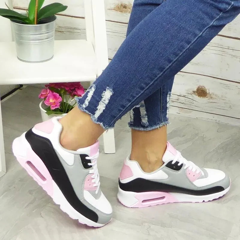 Women's Orthopaedic Lace-Up Breathable Sports Trainers