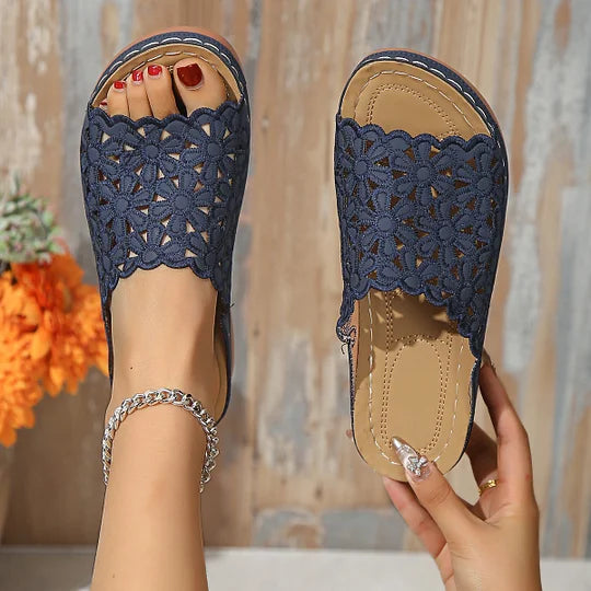 Women’s Breathable Open Toe Arch Support Slippers