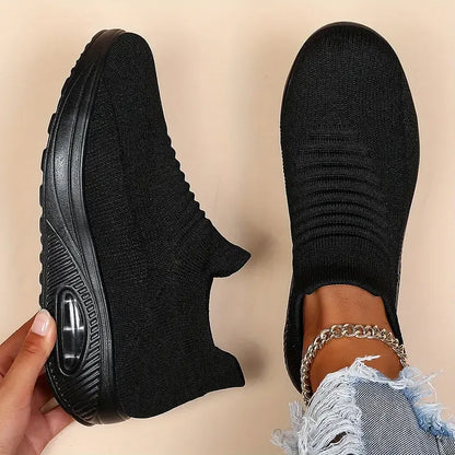 Women's Casual Breathable Slip On Walking Trainers